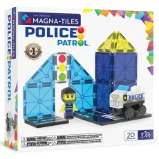 Magna Tiles | Magnetická stavebnica | Police Patrol 20 dielov