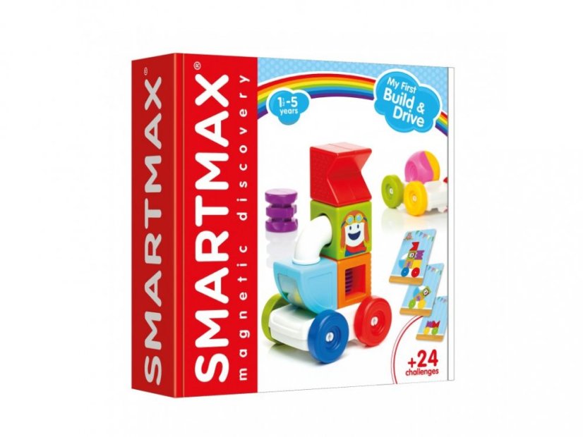 SmartMax | Moja prvá magnetická stavebnica s autom 2v1