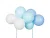 PARTYDECO | Sada balónků na narozeninový dort | 29cm, Blue