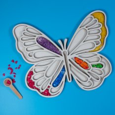 Motýľ - tácka pre zmyslové hranie