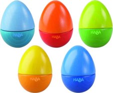 Haba Drevená hudobná hračka Vajíčka