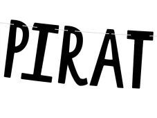 PARTYDECO | Baner | Piráti 14 x 100cm, mix 1ks