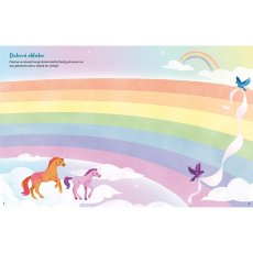 JEDNOROŽCI samolepková knížka