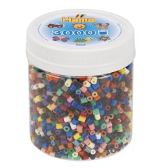 HAMA zažehľovacie korálky v tube MIDI - MIX 3.000ks