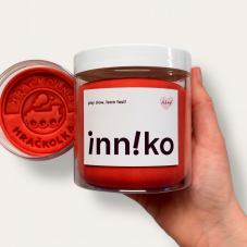 Inniko | Modelína 525 g | Červená - Mega balení do školky