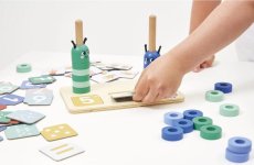 Janod | Vzdělávací hra pro děti | Skládání a porovnávání Čísla Didaktik