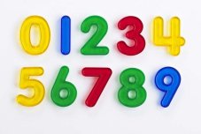 edx Farebné číslice 10 ks