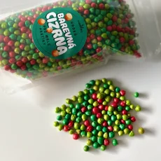 Farebná cizrna metalická - jarný mix 500g