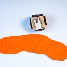 Halloween - obtlačávacia kocka