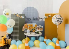 PARTYDECO | Nafukovací balónky | Stavební stroje 30cm, mix 50ks