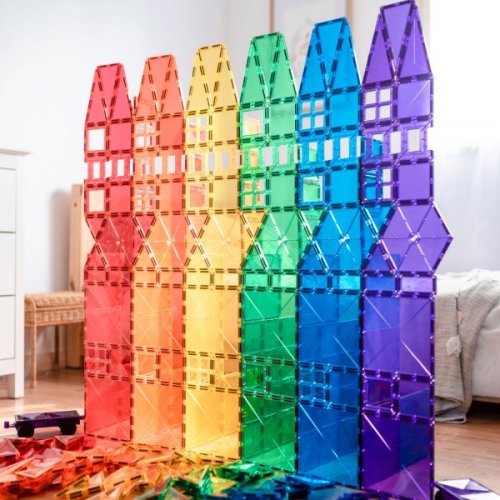 Connetix Tiles -  212 kusov - Rainbow