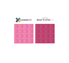 Connetix Tiles - 2 kusy - Pink & Berry Pack - základní deska