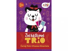 Zvířátkové Trio - Černý Petr, Pexeso, Kvarteto