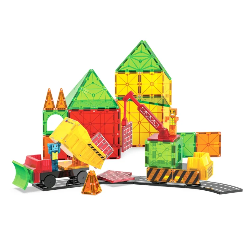 Magna Tiles | Magnetická stavebnice | Builder XL Trucks 50 dílů