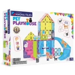 Magna Tiles - Magnetická stavebnice Pet Playhouse 50 dílů