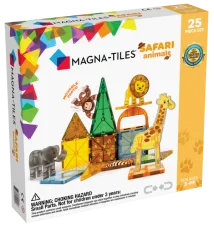 Magna Tiles - Zvířátka Safari - 25 ks