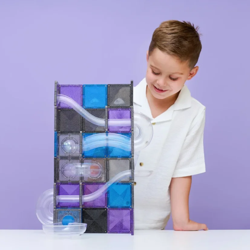 Connetix Tiles | guličková dráha Galaxy | 61 ks