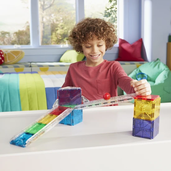 Magna Tiles | Magnetická stavebnice | Rail Racers 33 dílů