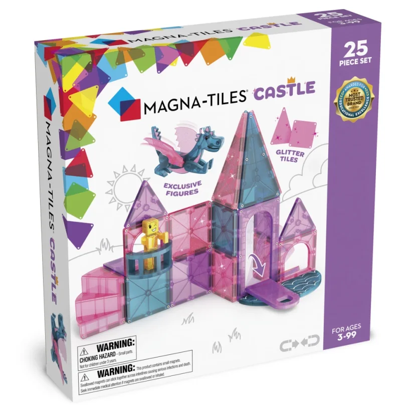 Magna Tiles | Magnetická stavebnice | Castle 25 dielov