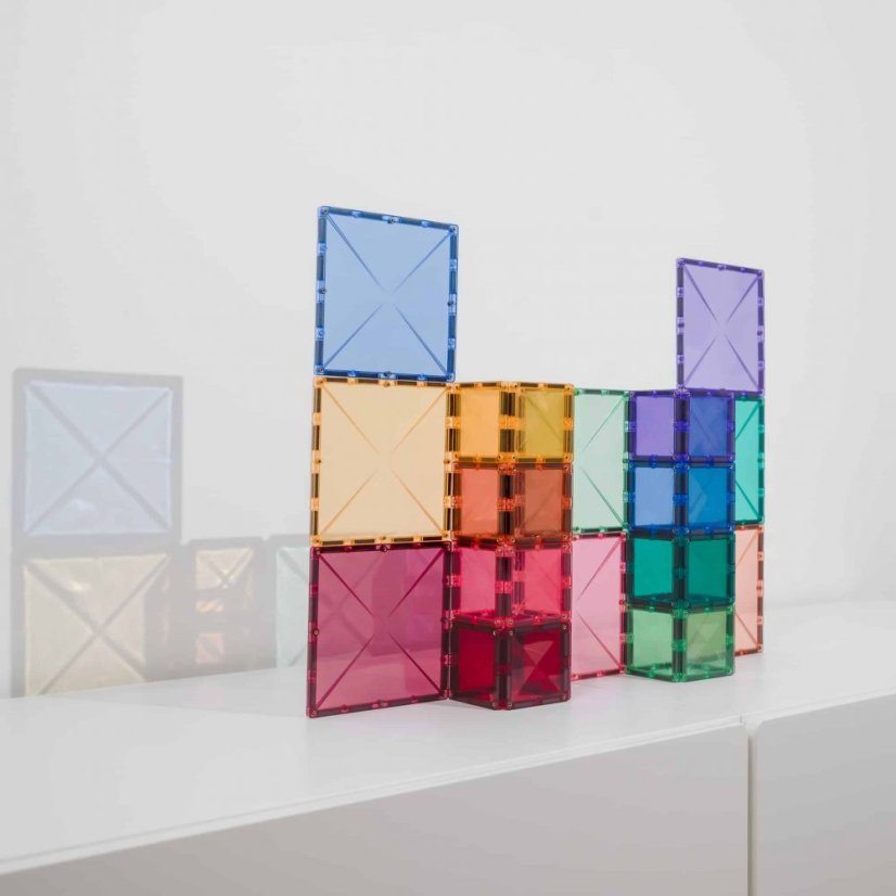 Connetix Tiles | Čtverce | 40 kusů Pastel