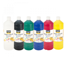 Creall | Temperové farby | 6 x 1000 ml | mix farieb