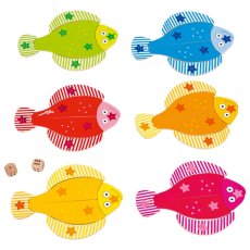 GOKI Puzzle hra s kockami Veselý platesa