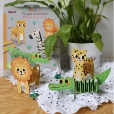 Crea Lign Pěnové Tvoření z papíru Zvířátka na savaně