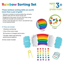 Learning Resources | Rainbow Sorting Activity Set– třídicí sada pro rozvoj jemné motoriky