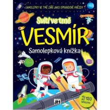 JIRI MODELS | Samolepková knížka | Svítítcí ve tmě - VESMÍR