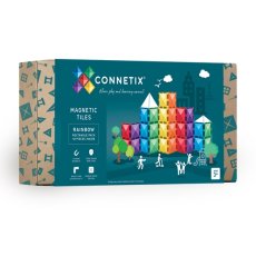 Connetix Tiles - Rainbow Obdélníky 18 dílů