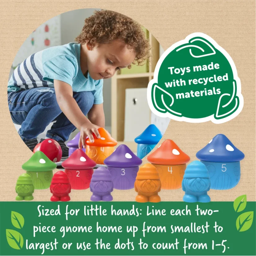 Learning Resources Domky trpaslíků Peekaboo