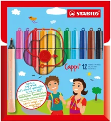 STABILO - Cappi Vláknový fix s kroužkem na víčka