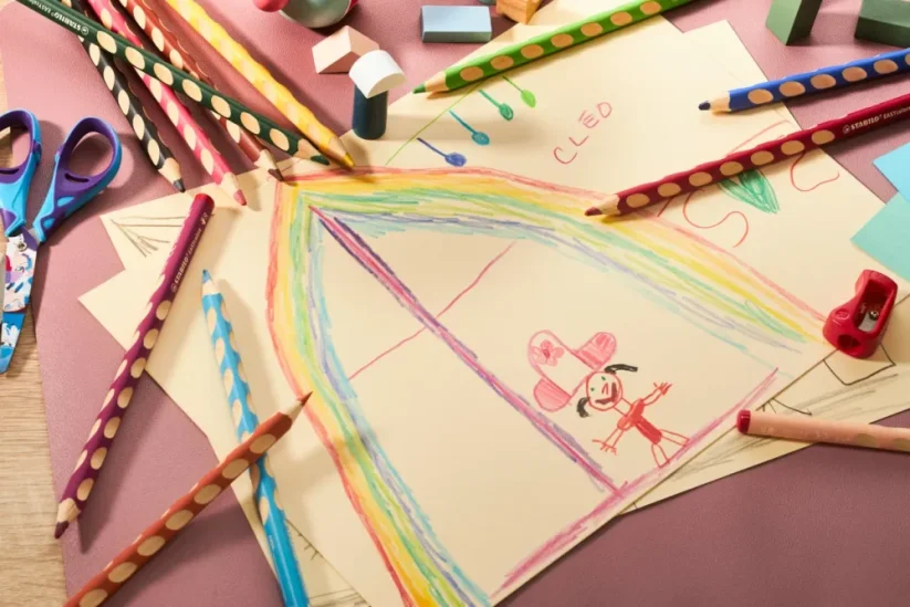 STABILO EASY colors L pro leváky sada 6 kusů