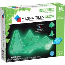 Magna Tiles | Magnetická stavebnica | Glow 16 dielov