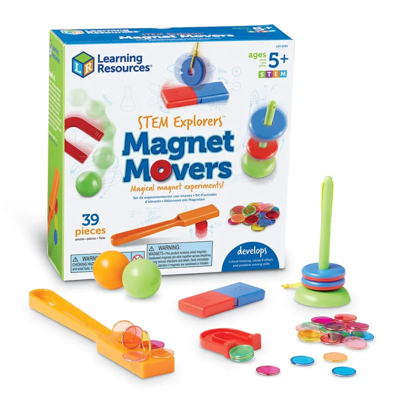 Learning Resources STEM Explorers™: Magnet Movers - sada magnetů