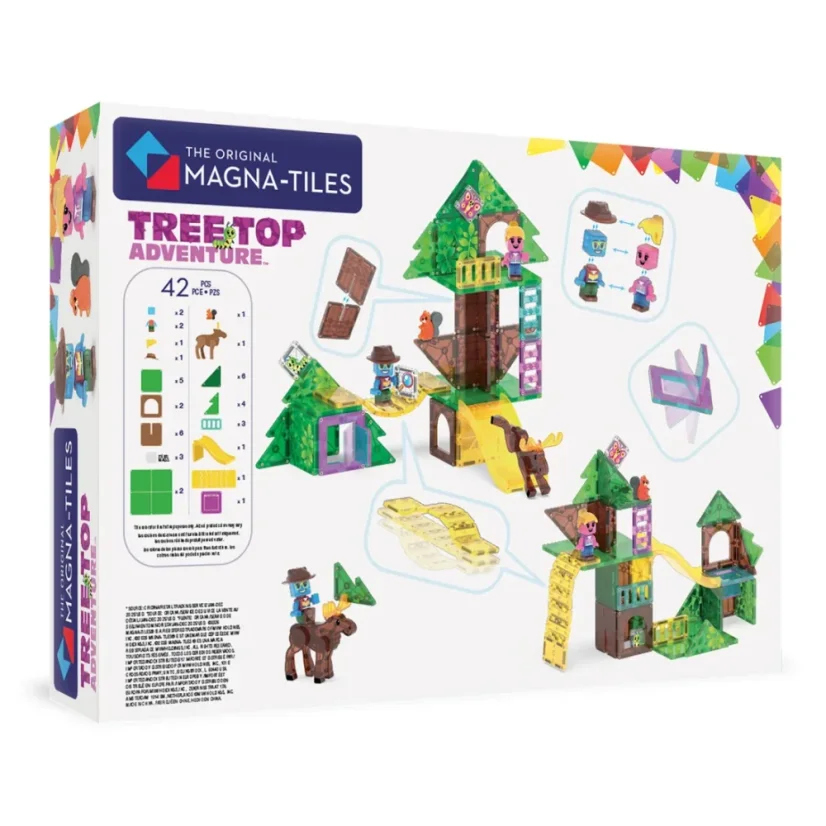 MAGNA-TILES | Magnetická stavebnice Treetop Adventure | 42 dílů