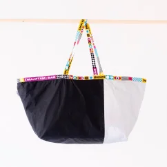 NOMAD shopper čierno-strieborná