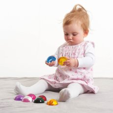 TickiT Smyslové barevné polokoule - 8 ks