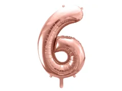 PARTYDECO balón narodeninové číslo 6