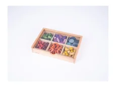 TickiT Dřevěné poklady - Třídící set 109 kusů