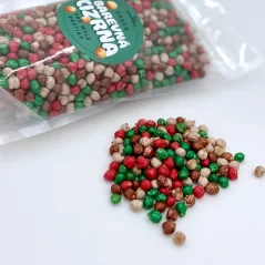 Barevná cizrna metalická - vánoční mix 500g