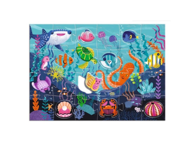 DJECO | Puzzle | Tactilo sea 24+8 dílků