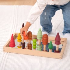 TickiT Dřevěné stromy - 10 ks