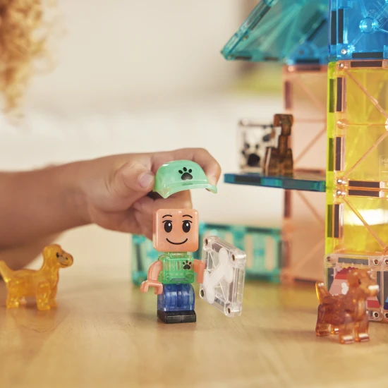 Magna Tiles | Magnetická stavebnice | Puppy Park 27 dílů