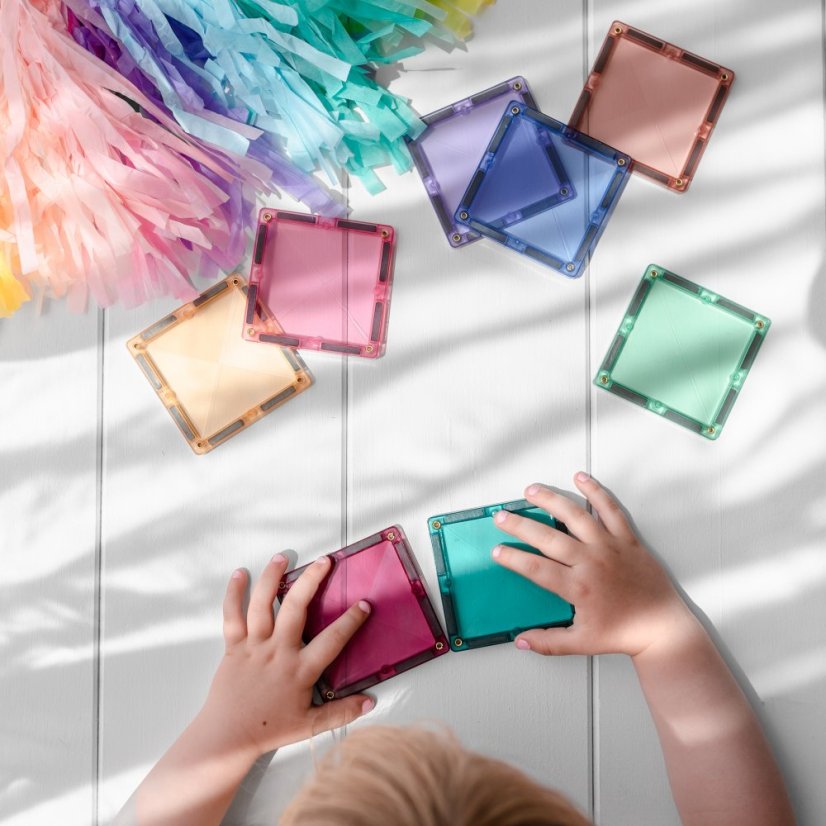 Connetix Tiles | 120 kusů | Pastelová