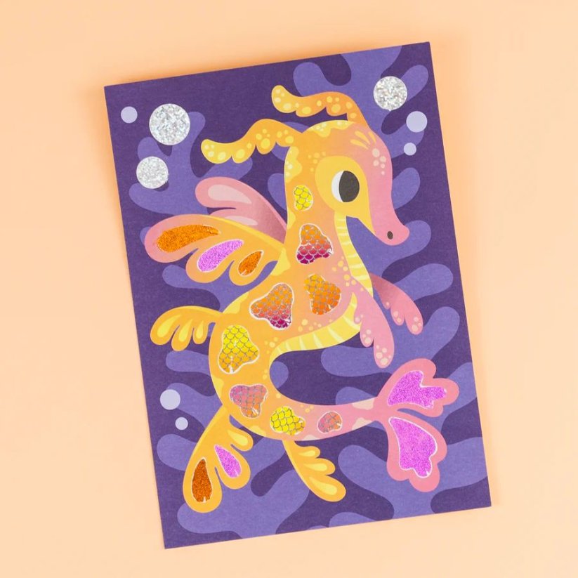 Kreativní sada Tiger Tribe Foil Art - Ocean Magic