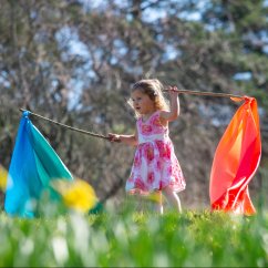 TickiT sada Ombre šatiek Habutae 3 ks