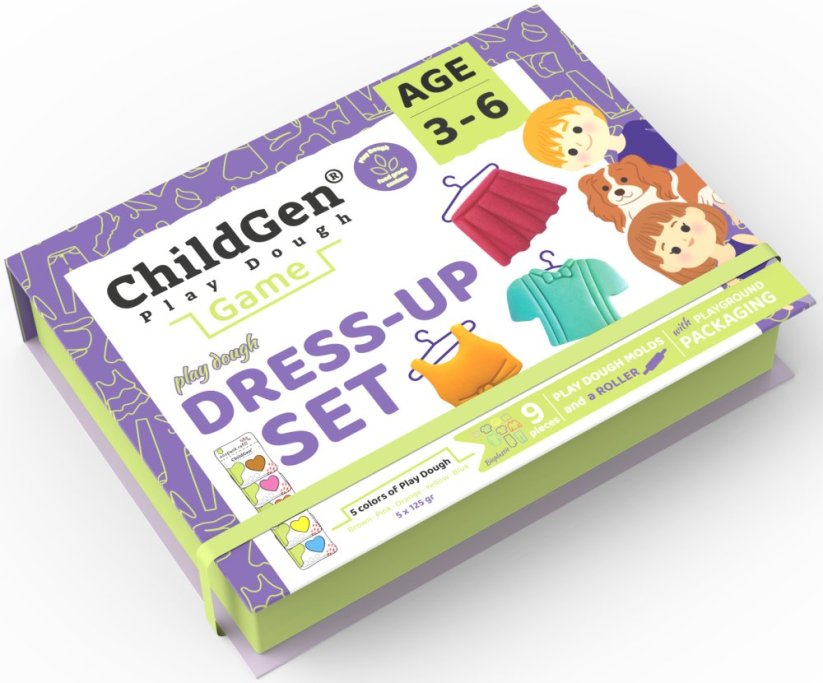 ChildGen Natural Playdough - Oblékáme se