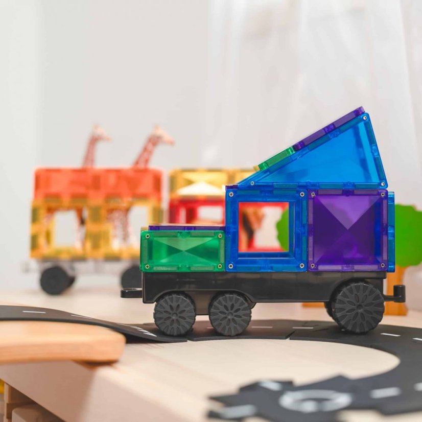 Connetix Tiles | 50 kusov | Transport Pack Rainbow
