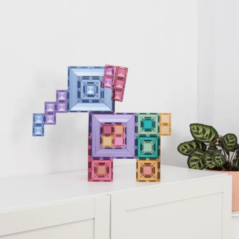 Connetix Tiles | Bright Portal Pastel | sada 48 ks